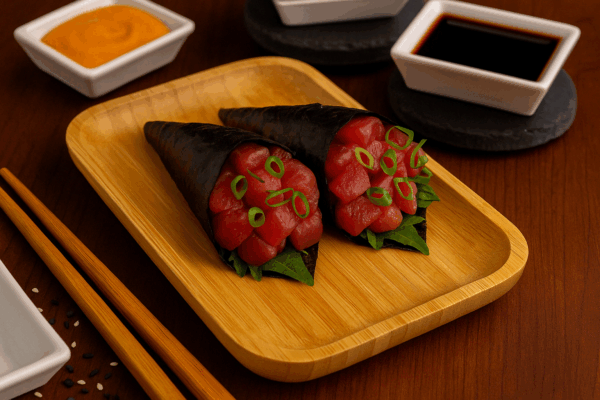 Scallion Tuna Temaki (2 pcs)