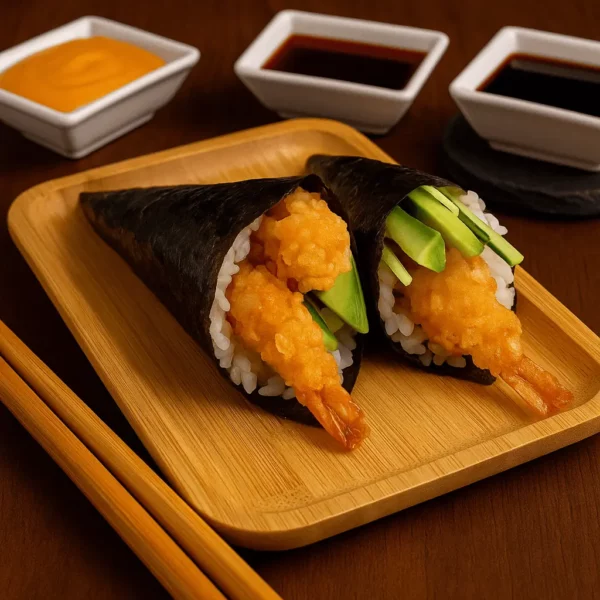 Shrimp Tempura Temaki (2 pcs)