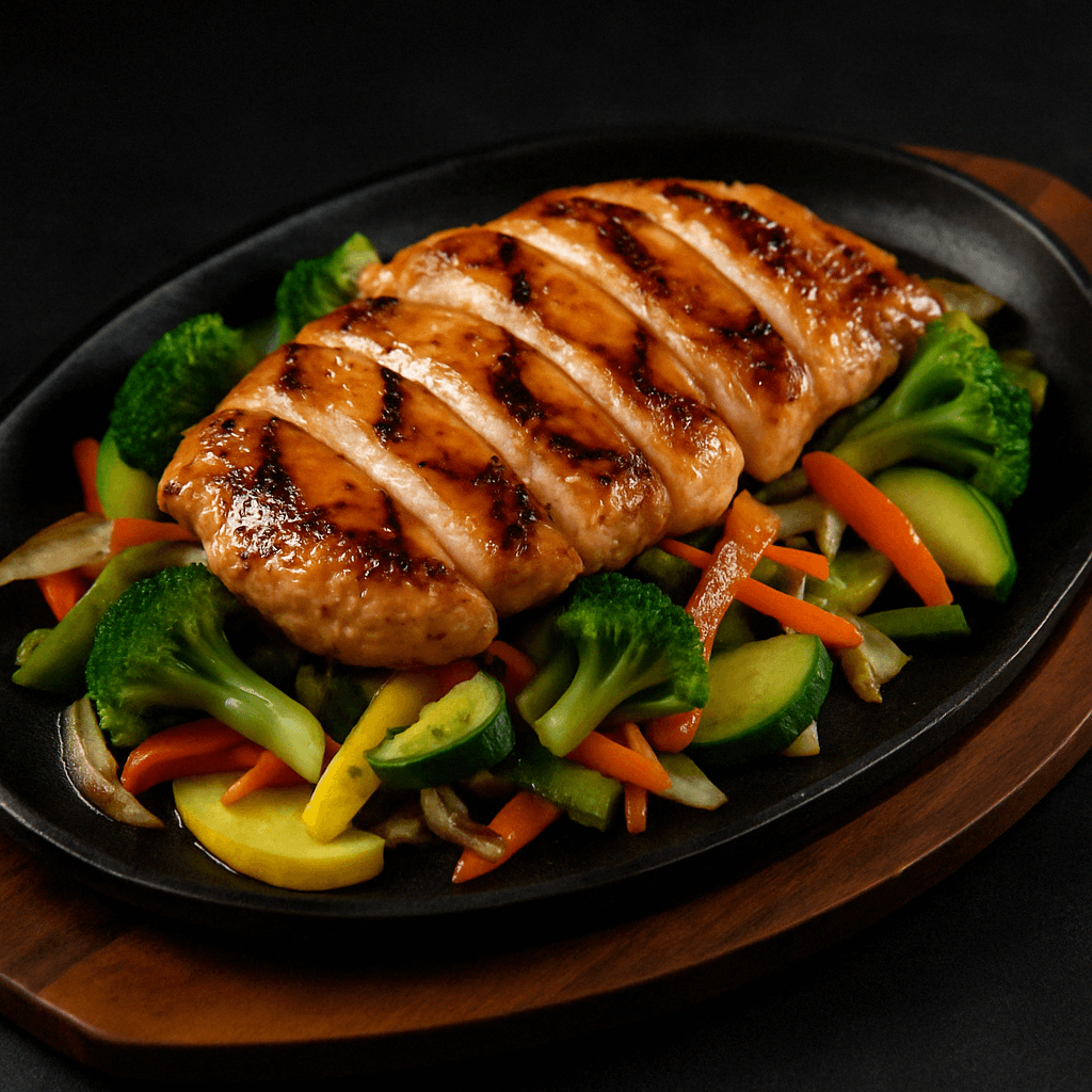 Grilled Chicken Sizzling Plates
